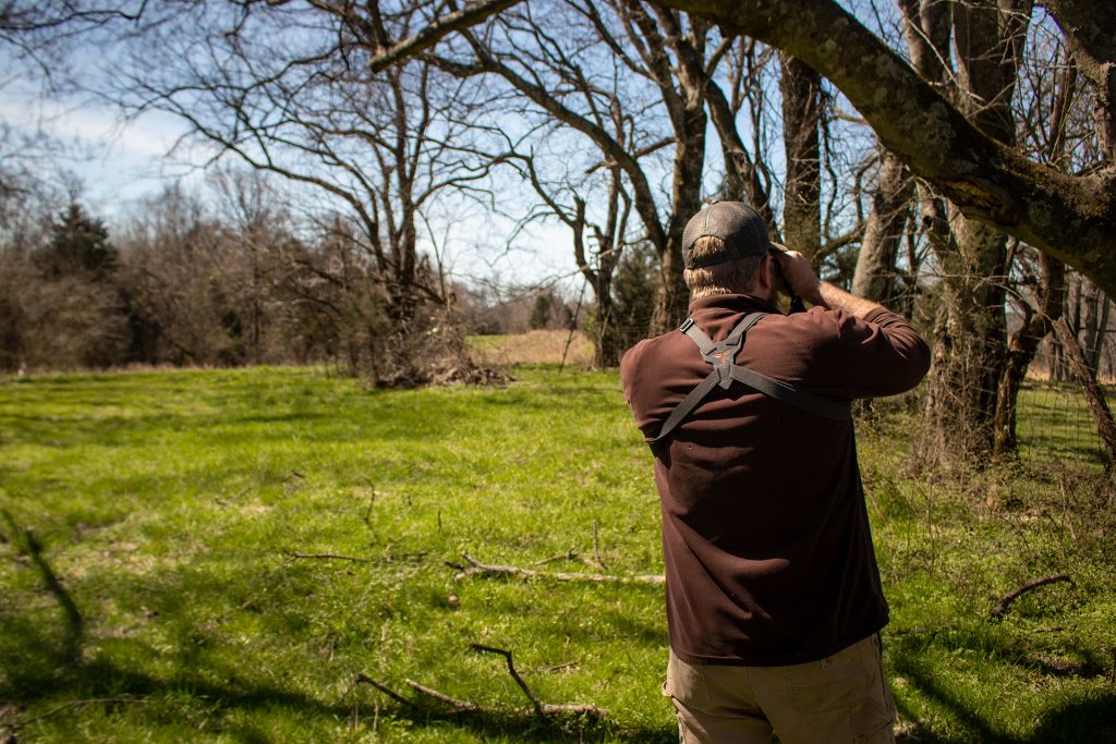 Shed Hunting With a Binocular