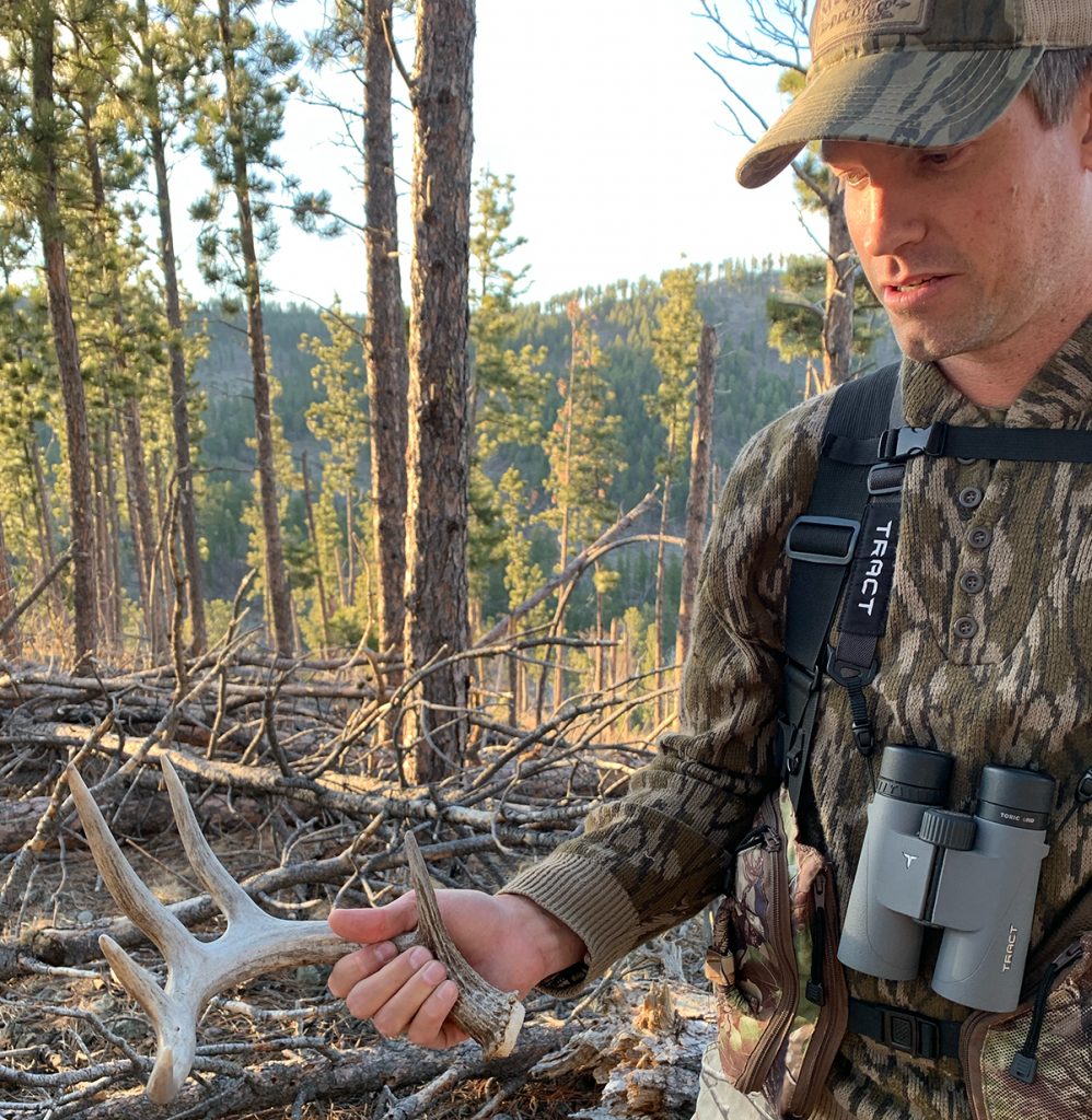 Shed Hunting With a Binocular