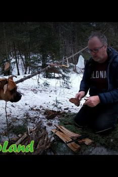 Dans le bois pour profiter de la nature et se faire un bon steak | Journée bushcraft
