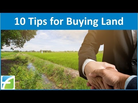 10 Tips for Buying Land