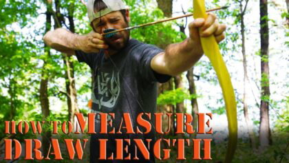 Comment mesurer la longueur d'allonge d'un arc long, d'un arc recourbé ou d'un arc à soi.