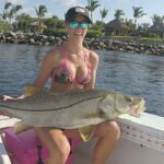 Florida Fishing: Girl catching MONSTER Snook Inshore Jupiter | Part 1