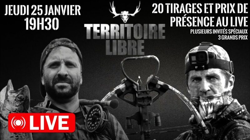 LIVE TERRITOIRE LIBRE - 25JANV @ 19H30🫎