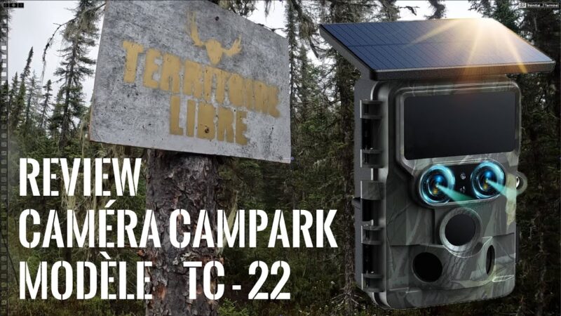 Une Caméra de Chasse en 4k avec piles au Lithium - Review Campark TC 22 - Trailcam TERRITOIRE LIBRE