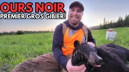 Chasse à l'ours, Premier gros gibier de Julien!