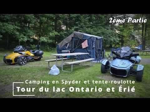 Lacs Ontario et Érié en Can-Am Spyder et camping - 2ème partie (Détroit, Cleveland)