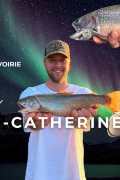 GROSSE TRUITE à la pourvoirie Baie Sainte-Catherine